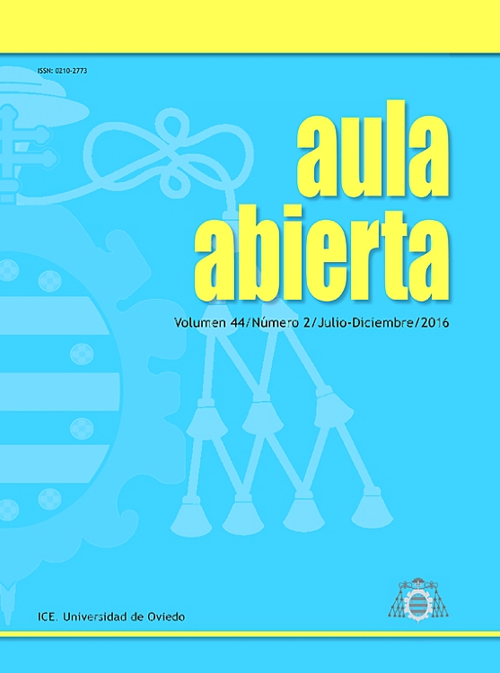 Go to journal home page - Aula Abierta